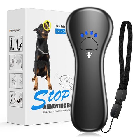 No bark ultrasonic no collar needed dog training remote control best sale