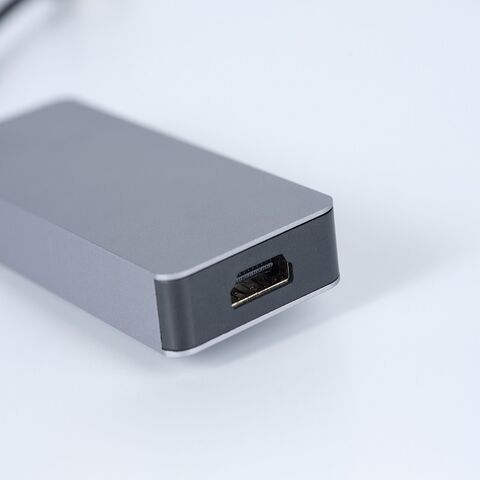 موزع USB C 5 في 1، مقسم بيانات USB، محول محور USB 3.0، محطة إرساء، موزع بيانات USB 3.0 للكمبيوتر المحمول