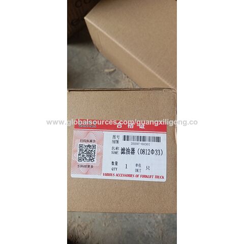 Liugong filtro de óleo hidráulico, peças de motor diesel