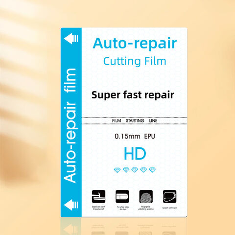 Película de Hidrogel Transparente Auto-Reparadora para Celular Curvo HD Protetores de Tela Cortadores para Samsung S22 Ultra S23 Ultra