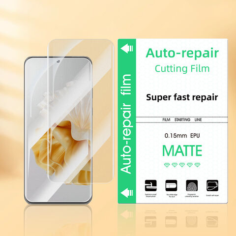 Película de Hidrogel Transparente Auto-Reparadora para Celular Curvo HD Protetores de Tela Cortadores para Samsung S22 Ultra S23 Ultra