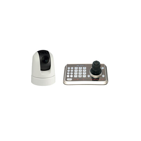 Controlador PTZ 4D VISCA/RS232/485 Mini Robusto Joystick Teclado para segurança móvel, transmissão, conferência. Alta qualidade e serviço pós-venda.