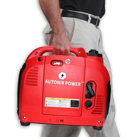 Generador Digital de 4500W de Bajo Consumo, 4 Tiempos, Tipo de Combustible Gasolina, Generador Inverter Portátil Super Silencioso y Ligero para el Hogar