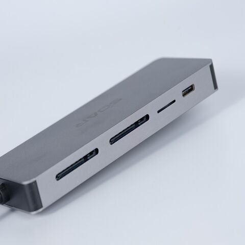 Estación de Acoplamiento USB C 11 en 1 con Salida de Monitor 4K, Puerto de Pantalla, Mini Dock para Laptop, Adaptador Multipuerto USB Tipo C, Estación de Acoplamiento PD 87W
