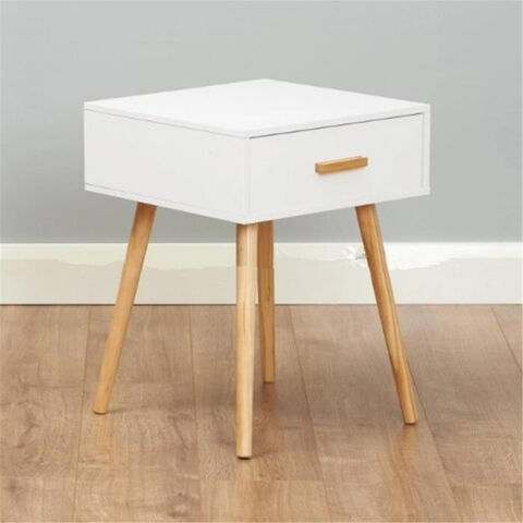 Mesita de Noche Estilo Shabby Chic con Diseño de Alto Estándar