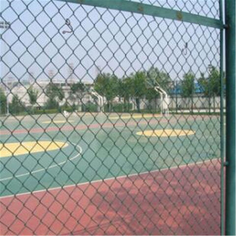 Bem-vindo OEM PVC revestido de malha de diamante cerca de elo de corrente para jardim, fazenda, campo esportivo, forma de losango