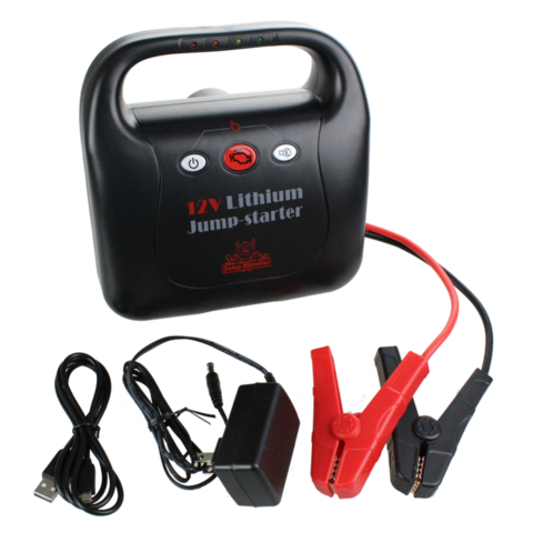 Arrancador de bateria com compressor de ar embutido, Powerbank portátil de 15600mAh com corrente de arranque de 400A