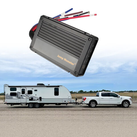 DC-DC-Ladegerät für Wohnmobile und Pickups, 30V Solareingang, 12V 20A IP65, über 240W Solar-Wechselrichter für Anhänger