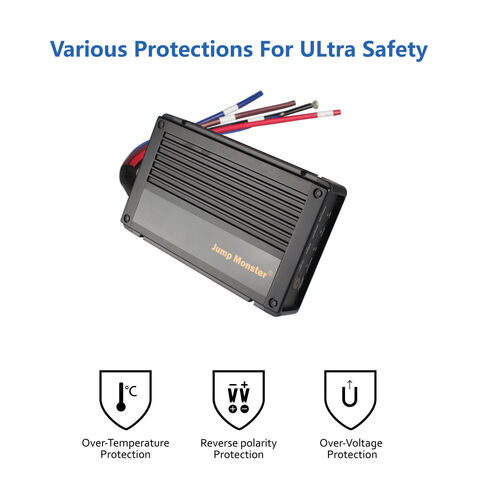 DC-DC-Ladegerät für Wohnmobile und Pickups, 30V Solareingang, 12V 20A IP65, über 240W Solar-Wechselrichter für Anhänger