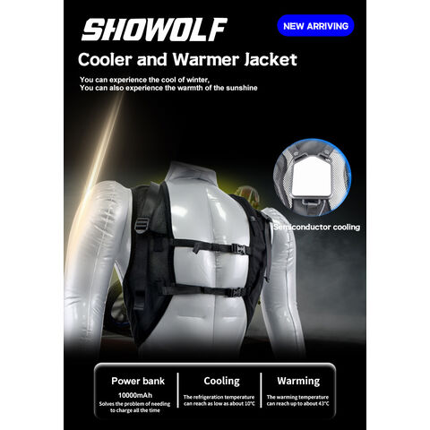 Elektrisch beheizbare Motorrad- und Fahrradjacke für Winterwärme und Sommerkühlung, ideal für Outdoor-Angeln, Trekking und Arbeit