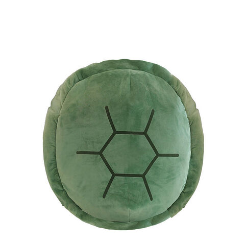 Vente en gros d'usine, déguisement amusant portable, oreiller en forme de carapace de tortue, jouet en peluche pour enfants et adultes