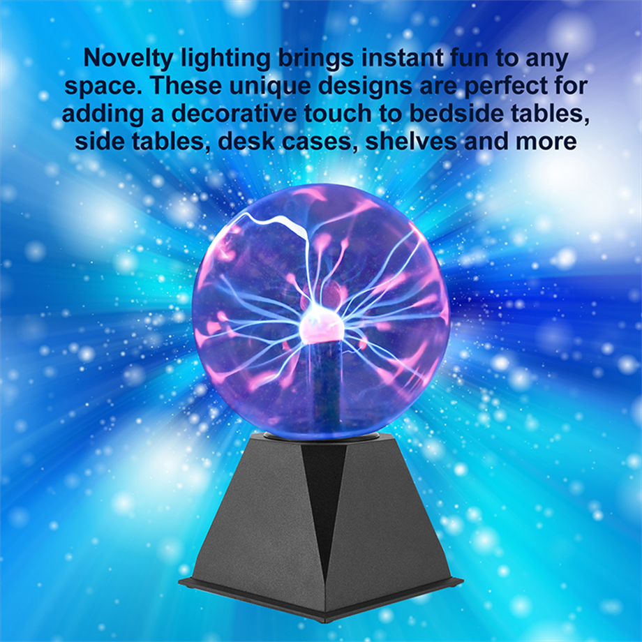 Best Seller Disco Magic Plasma Ball Lamps Touch Sound Sensitive Desk ...