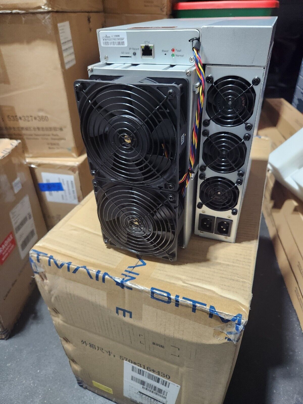 Best Bitmain Antminer L7 Litecoin & Dogecoin Miner With Power Supply ...