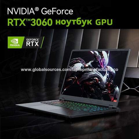 Preço de fábrica Laptop Gaming de 16 polegadas Core i7 i9 com DDR5 32GB RAM 1TB ROM RTX3060/3070 Display exclusivo para jogos e escritório
