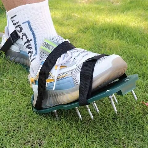 Sapatos de pregos para grama antiderrapantes de venda quente, confortáveis para jardim, gramado, sapatos de pinho infláveis