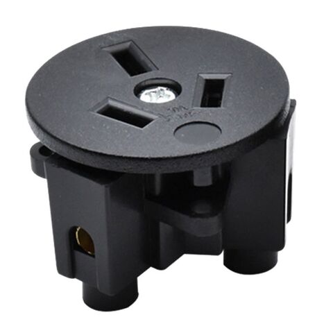 Australischer Standard 10A 250V PC feuerfeste runde schwarze SAA Steckdose für B2B