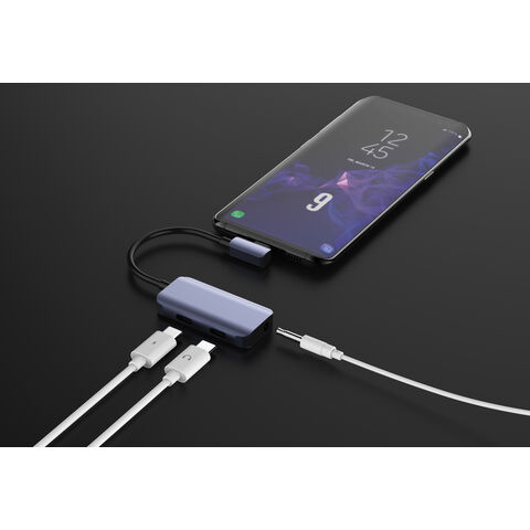Adaptateur USB-C vers écouteurs avec charge rapide et DAC intégré