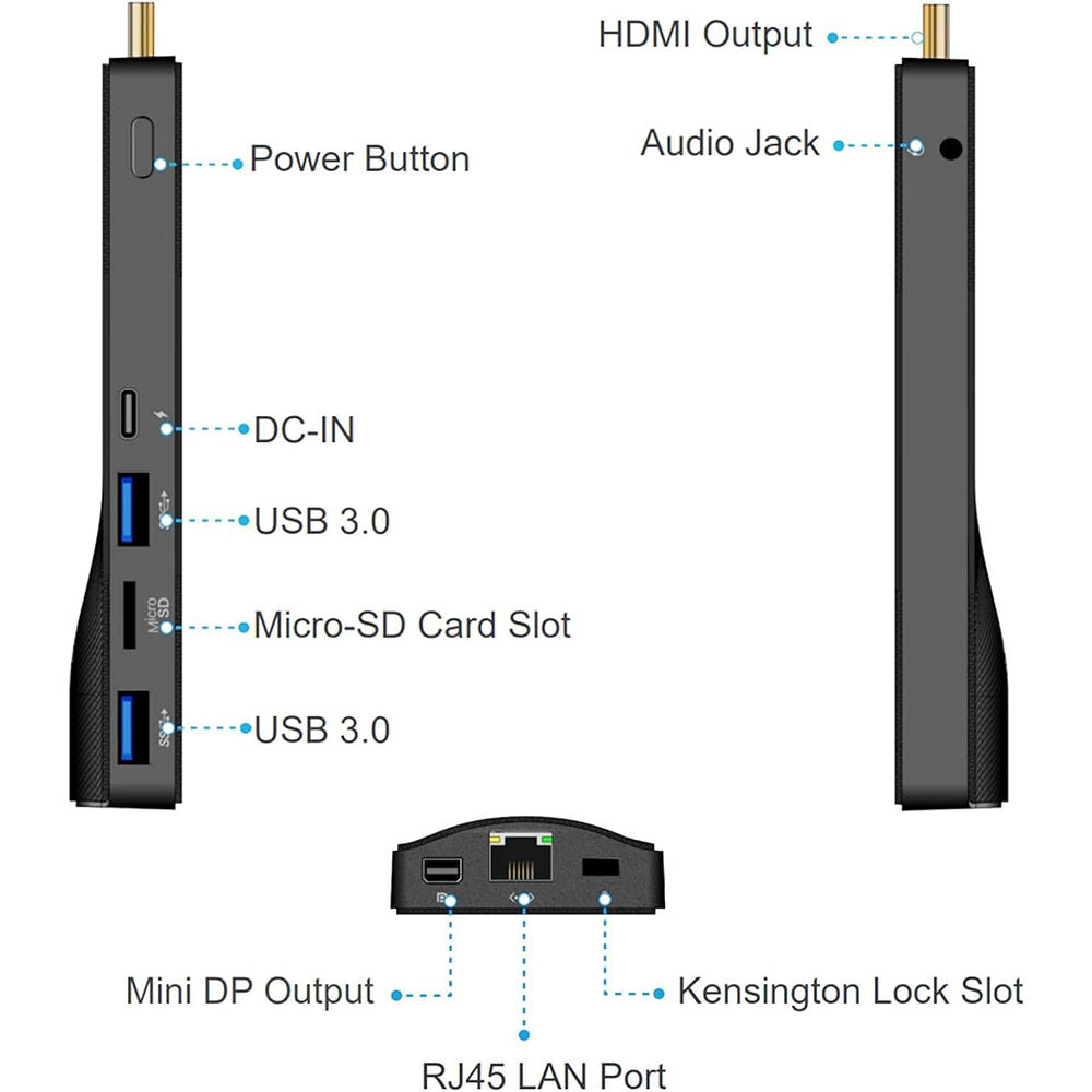 Bulk Buy China Wholesale Oem Mini Pc Stick 8gb Ram 256gb Rom Micro ...