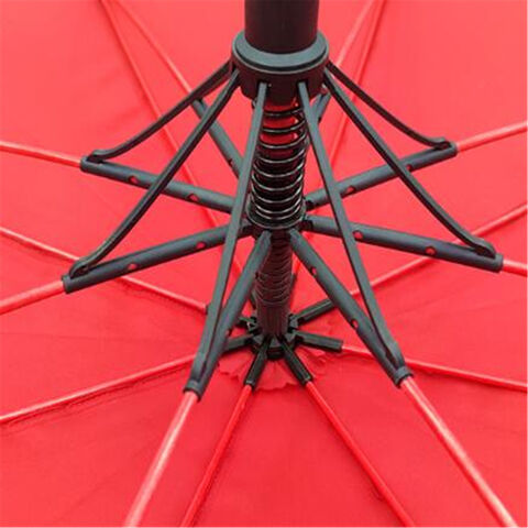 Parapluie de Golf Promotionnel Double Couche Coupe-Vent avec Impression de Logo
