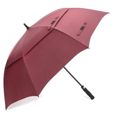 Parapluie de Golf Promotionnel Double Couche Coupe-Vent avec Impression de Logo