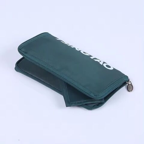 Multifunción reutilizable nylon cremallera plegable bolsa de almacenamiento bolsas de compras para el envío