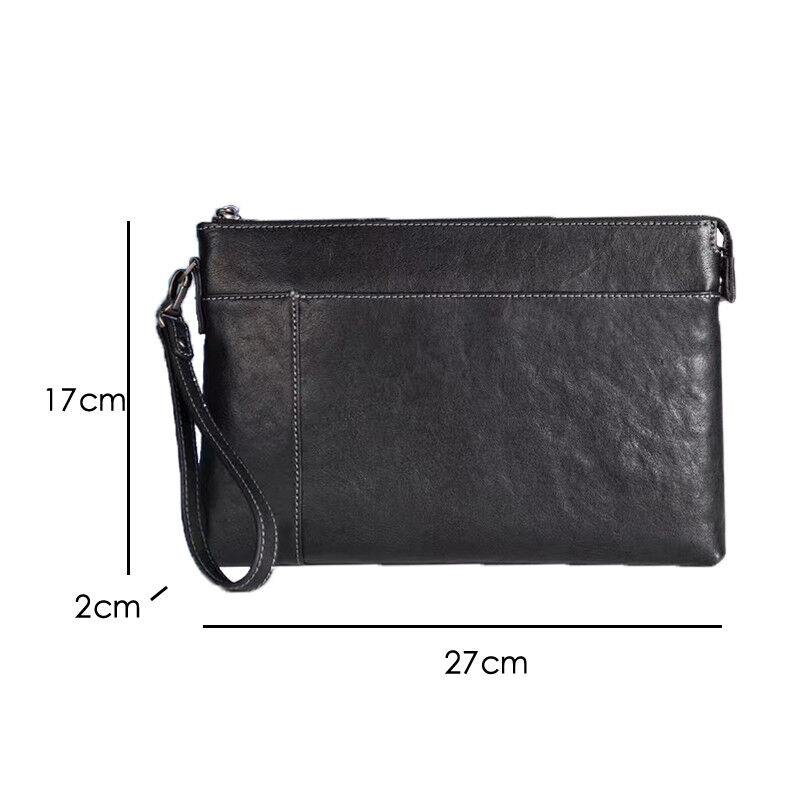 Wholesale Oem Odm Luxury Men's Clutch Bag Genuine Cowhide Leather ...