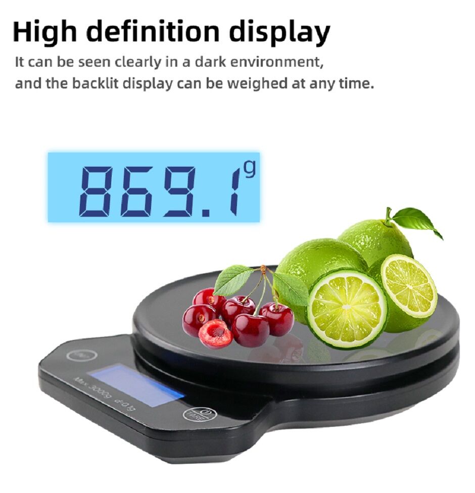 thumbnail image 2 of Nutri Fit Ek3622 Digital Food Scale - 11lb Capacity, Grams & Ounces, Stainless Steel 2 of 6