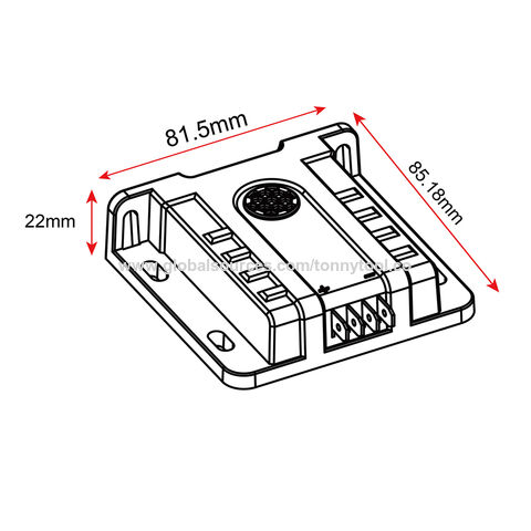 Alarma de Respaldo 10V-100V 87-100DB Beeper Impermeable para Camiones, Montacargas, Furgonetas, Equipos Pesados (Alarmas de Retroceso para Vehículos)