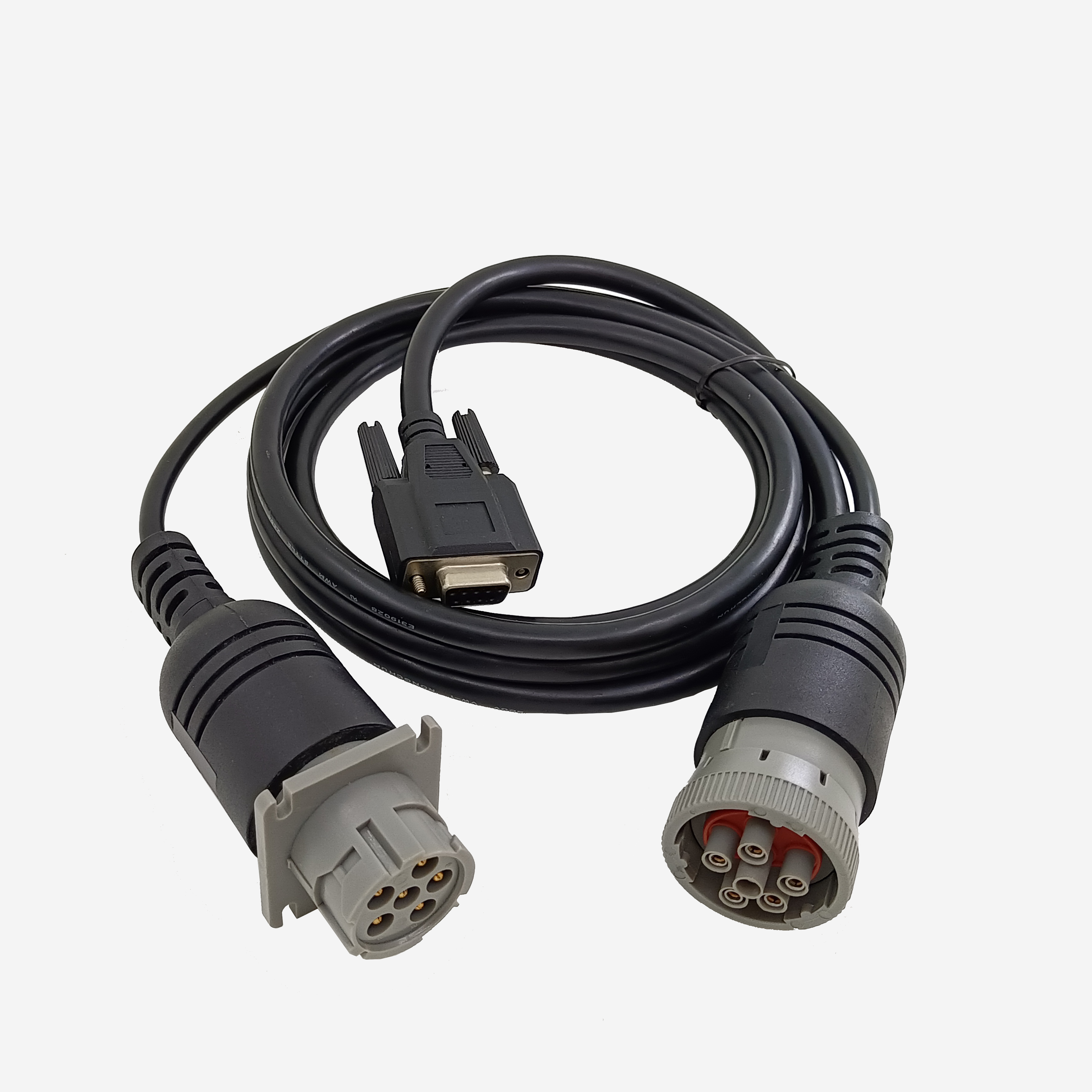 Deutsch Connector J1708 6pin Y Cable To Db9 Cable Eld Cable Deutsch Connector J1708 6pin Y Cable To Db9 Cable Eld Cable