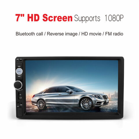 Lecteur MP5 universel pour voiture à écran tactile de 7 pouces, écran HD de 7 pouces pour véhicules, autoradio multimédia