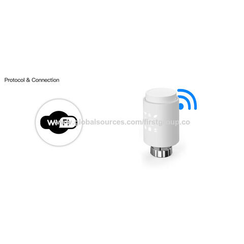 Válvula de Radiador Inteligente Tuya Zigbee3.0 TRV con Soporte de Gateway, Termostato Programable para Radiador Eléctrico