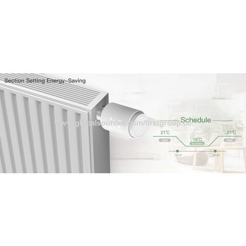 Válvula de Radiador Inteligente Tuya Zigbee3.0 TRV con Soporte de Gateway, Termostato Programable para Radiador Eléctrico