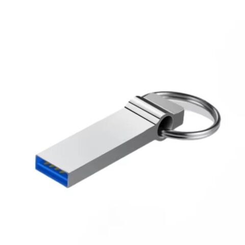 Promotional Metal Waterproof Key Chain Design Large Capacity USB Flash Drive