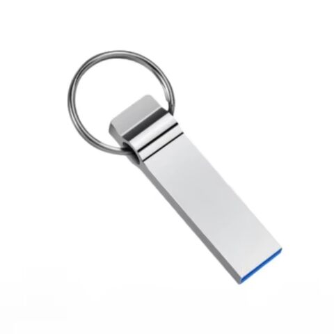 Promotional Metal Waterproof Key Chain Design Large Capacity USB Flash Drive