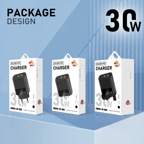 شاحن CYKE الجديد 2U+C رأس شحن EU/US/UK متعدد المنافذ شحن سريع للهاتف المحمول محول مصدر Qc3.0+Qc3.0+pd20W