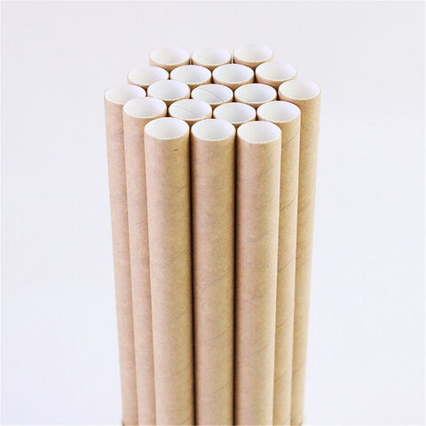 Tubos de Sucção de Papel Personalizados por Atacado