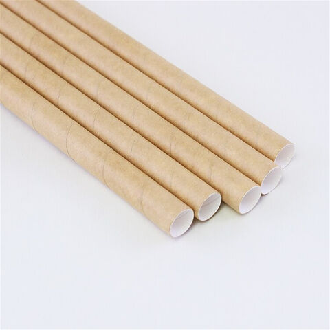 Tubos de Sucção de Papel Personalizados por Atacado