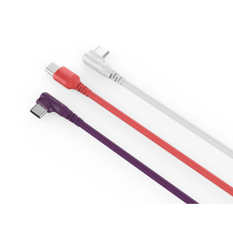 Cable de datos TIPO-C A TIPO-C, cable de carga rápida PS-735A