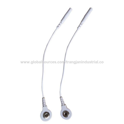 Cable de tratamiento médico de 3,5 mm conector a presión a cable TENS de 2 mm Cable de electrodo TENS conector a presión
