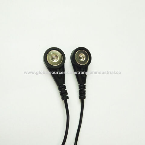 Cable de tratamiento médico de 3,5 mm conector a presión a cable TENS de 2 mm Cable de electrodo TENS conector a presión