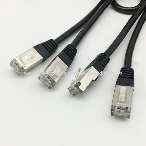 Cable de conexión en espiral RJ45 macho a macho moldeado - Alta flexibilidad y durabilidad para B2B