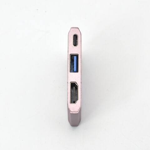 Hub 3 en 1 Tipo C USB C a HDMI 4K y USB 3.0 - Estación de Acoplamiento Multipuerto