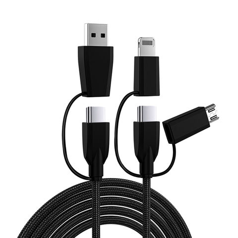 Cable de carga y datos multifuncional 6 en 1