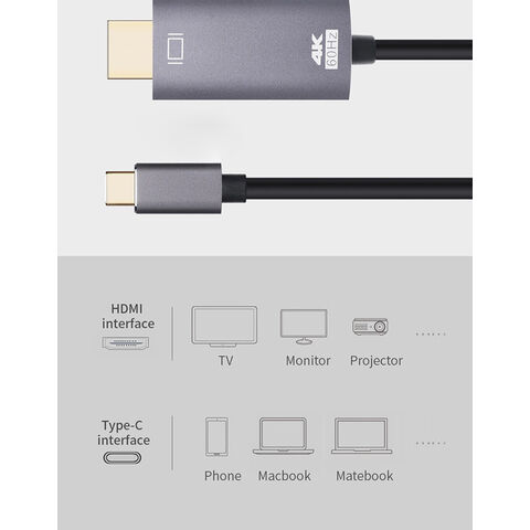 Adaptador USB-C a HDMI 4K con Carga PD de 100W, USB 3.0 y Gigabit Ethernet para Conectividad Avanzada