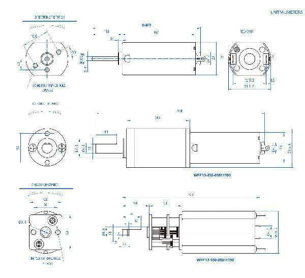 Bulk Buy China Wholesale Wff-050sh Flat Shape Dc12v Micro Gear Motor ...