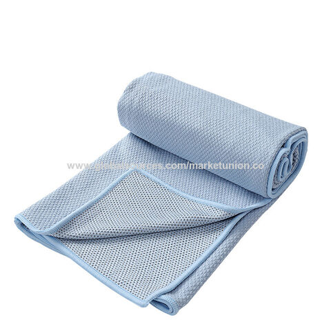 Non-Slip Hot Yoga Towel with Super-Absorbent Soft Suede Microfiber in Many Colors, for Bikram Pilates and Yoga Mats