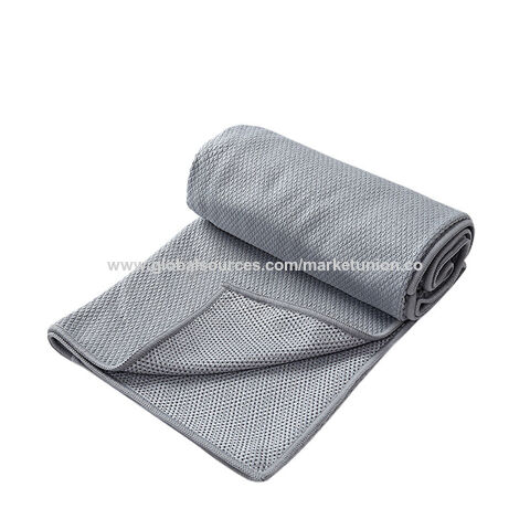 Non-Slip Hot Yoga Towel with Super-Absorbent Soft Suede Microfiber in Many Colors, for Bikram Pilates and Yoga Mats
