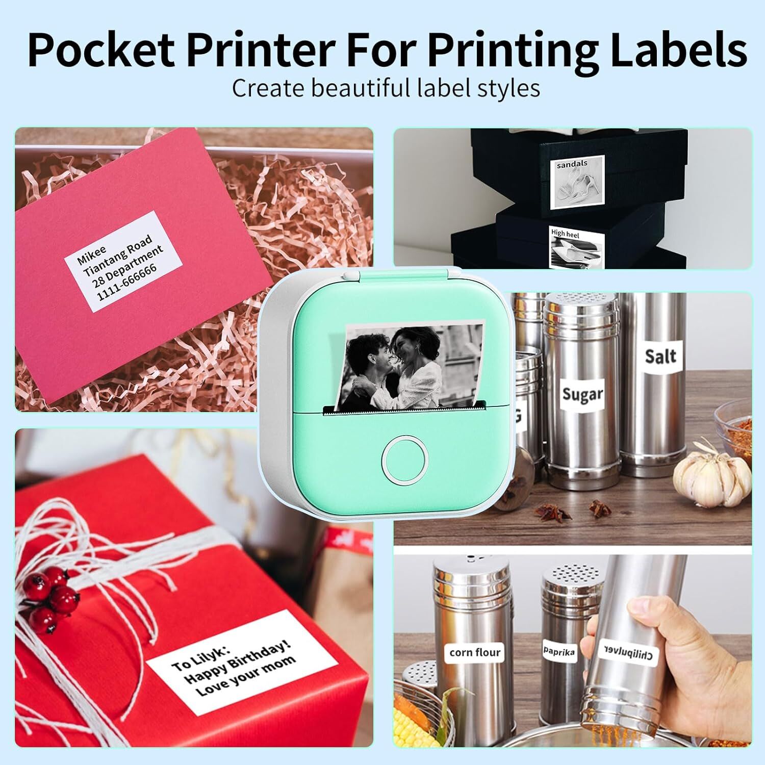 Buy China Wholesale Sticker Printer With 3 Rolls Paper T02 Mini ...