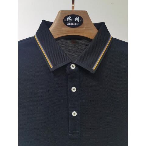 Großhandel Herren T-Shirts Polo Benutzerdefiniertes Logo Drucken Plus Size Herren Poloshirts Herren Poloshirt Einfarbig