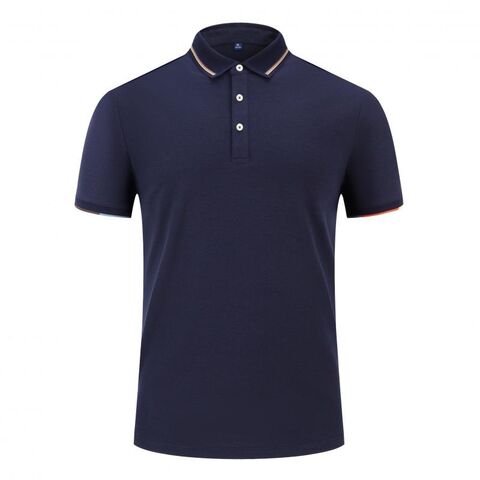 Großhandel Herren T-Shirts Polo Benutzerdefiniertes Logo Drucken Plus Size Herren Poloshirts Herren Poloshirt Einfarbig
